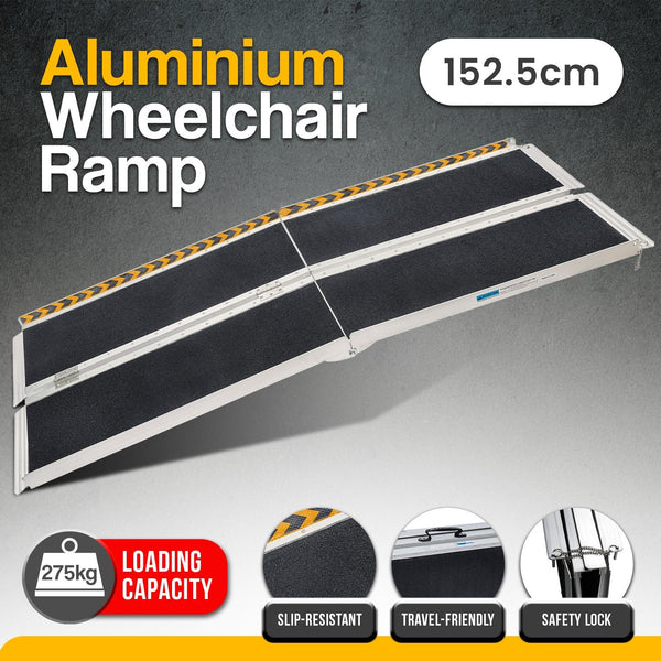 Rigg Aluminium Portable Wheelchair Ramp High-grip R03-5ft EQUIPMED