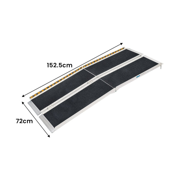 Rigg Aluminium Portable Wheelchair Ramp High-grip R03-5ft EQUIPMED