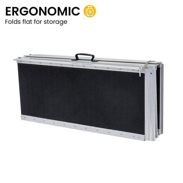 Rigg Aluminium Portable Wheelchair Ramp High-grip R03-5ft EQUIPMED