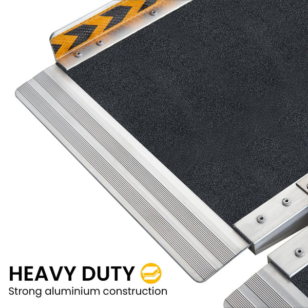 Rigg Aluminium Portable Wheelchair Ramp High-grip R03-5ft EQUIPMED