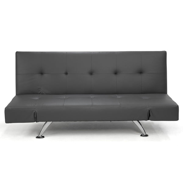 Sarantino Brooklyn Sofa Bed Lounge Faux Leather Couch Futon Furniture Adjustable Suite Gr Sarantino
