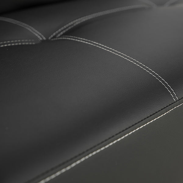 Sarantino Chelsea Sofa Bed Faux Leather Lounge Couch Futon Furniture Modular Suite Sarantino