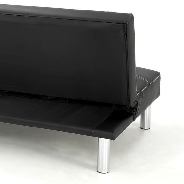 Sarantino Chelsea Sofa Bed Faux Leather Lounge Couch Futon Furniture Modular Suite Sarantino