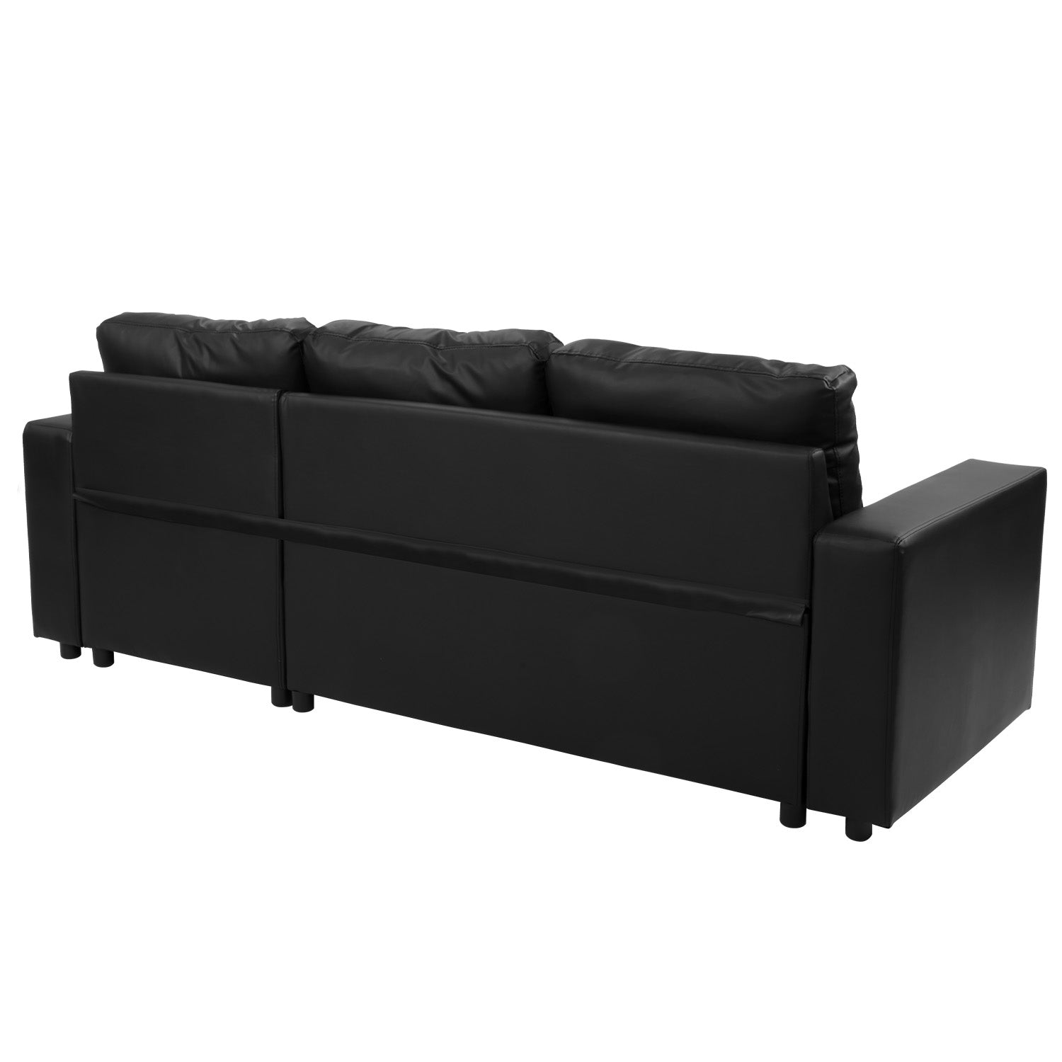 Sarantino Corner Sofa Linen Lounge Couch L-shaped Modular Furniture Home Chaise Grey Sarantino