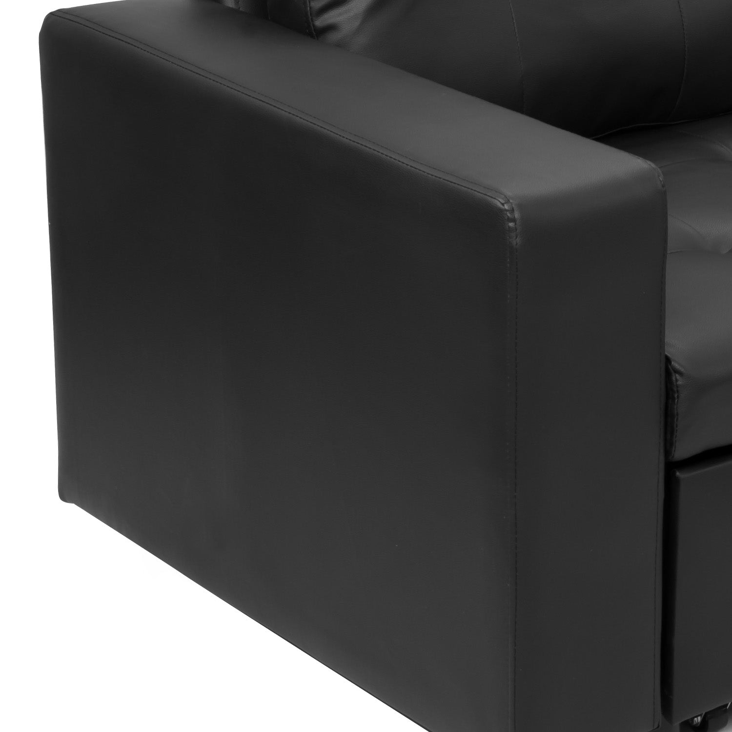Sarantino Corner Sofa Linen Lounge Couch L-shaped Modular Furniture Home Chaise Grey Sarantino
