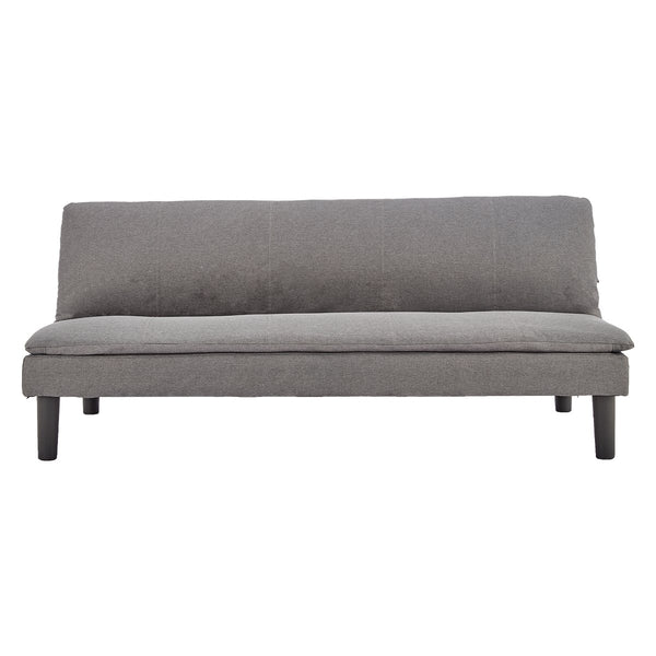Sarantino 3 Seater Modular Faux Linen Fabric Sofa Bed Couch -Dark Grey Sarantino