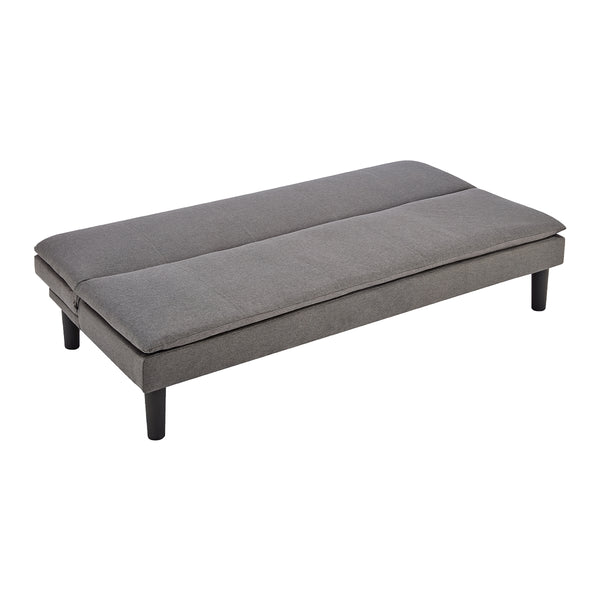 Sarantino 3 Seater Modular Faux Linen Fabric Sofa Bed Couch -Dark Grey Sarantino