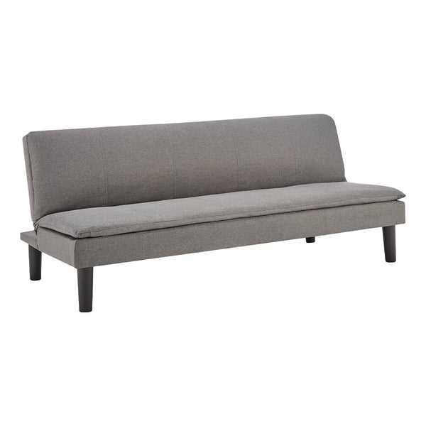 Sarantino 3 Seater Modular Faux Linen Fabric Sofa Bed Couch -Dark Grey Sarantino