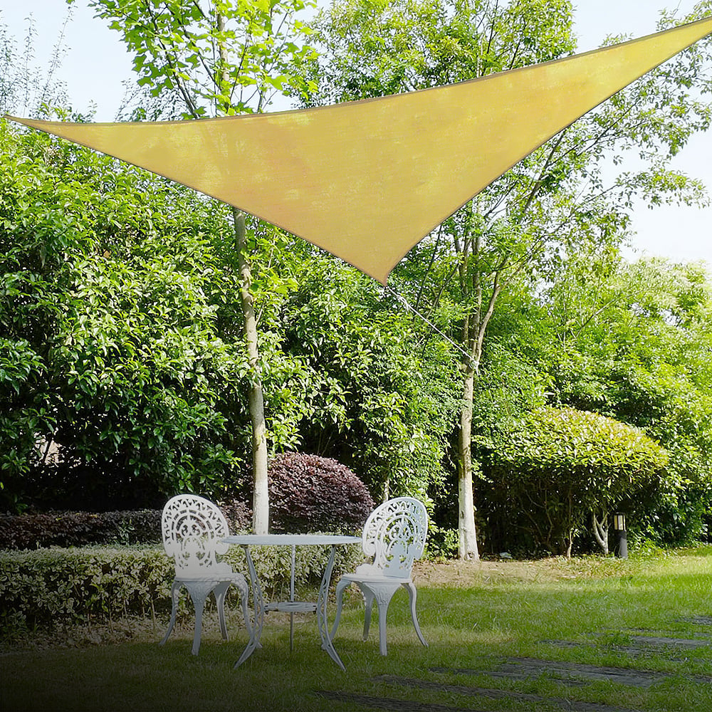 Wallaroo Triangle Shade Sail 5m x 5m x 5m - Sand Wallaroo