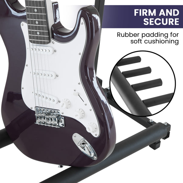 Karrera Steel Multi Guitar Stand for 7 Guitars Karrera