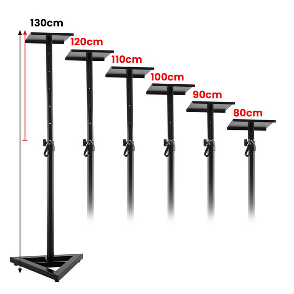 Karrera Adjustable Floor Speaker Stand Surround Sound - Black Karrera