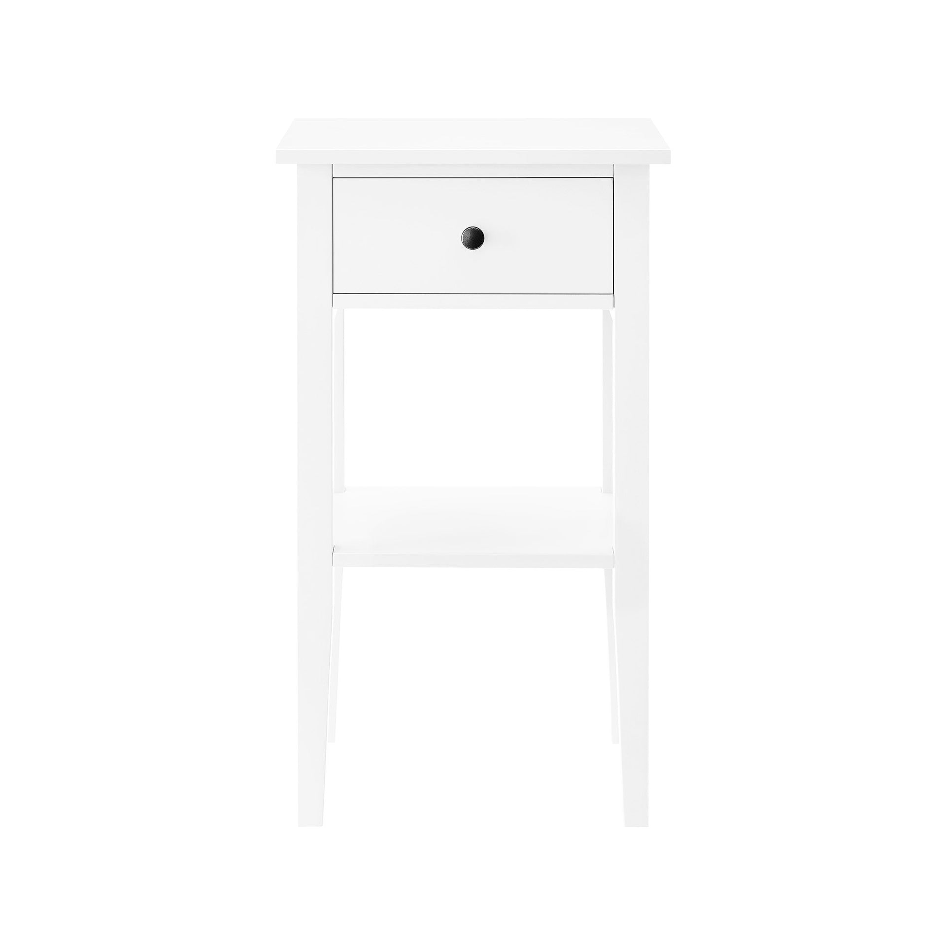 Sarantino Rue Bedside Table - White Sarantino