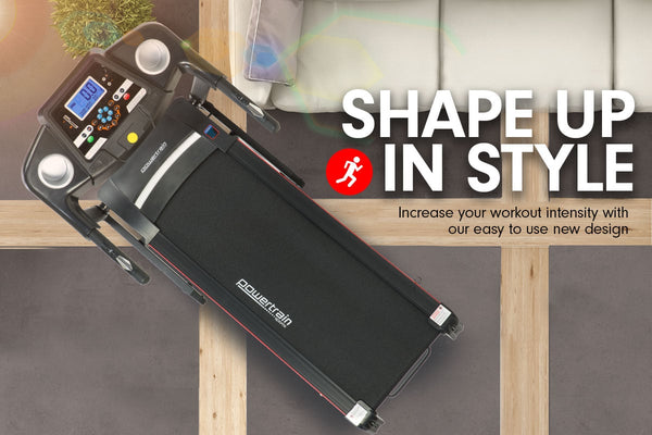 Powertrain V30 Foldable Treadmill Manual Incline Home Gym Cardio Powertrain