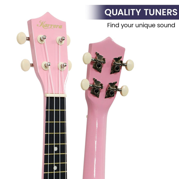 Karrera 21in Ukulele - Pink Karrera