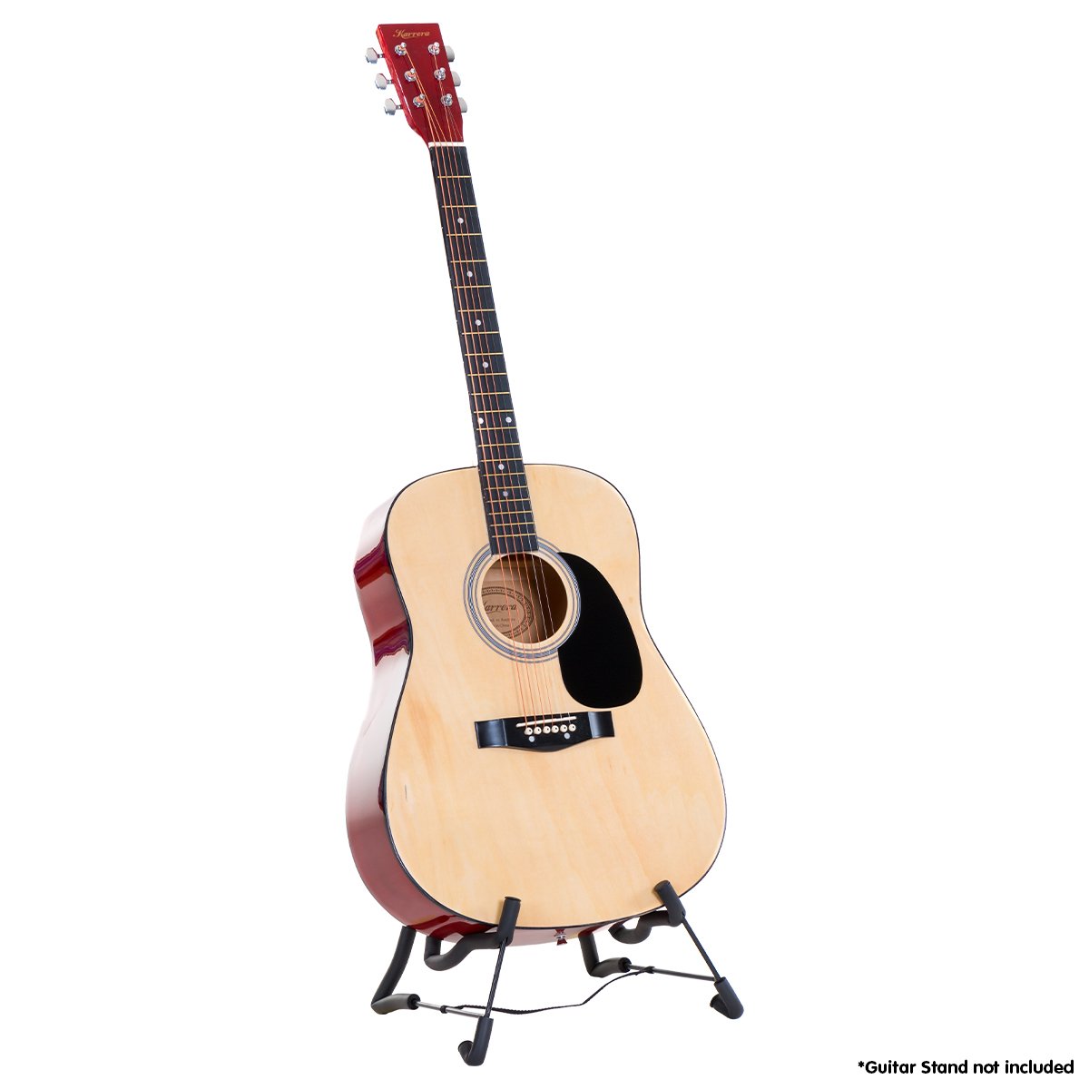 Karrera 41in Acoustic Wooden Guitar with Bag - Natural Karrera
