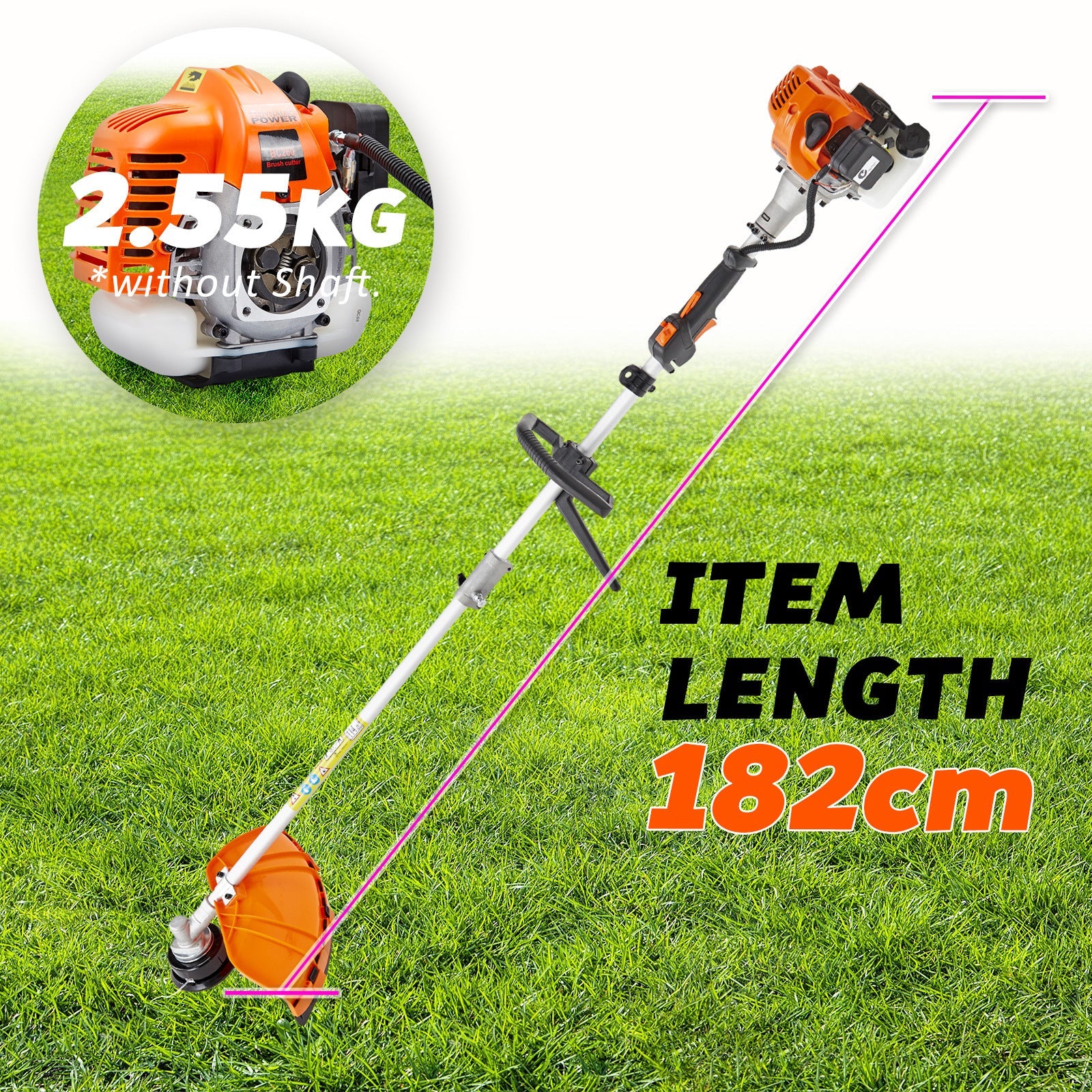 Dynamic Power Garden Whipper Snipper Brush Cutter 26cc with 1 Blade Does not apply