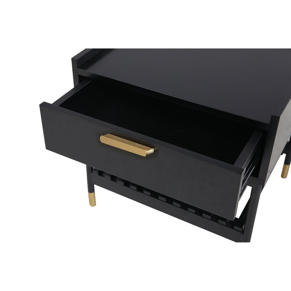 ALCONA Night Stand In Matte Black Does not apply