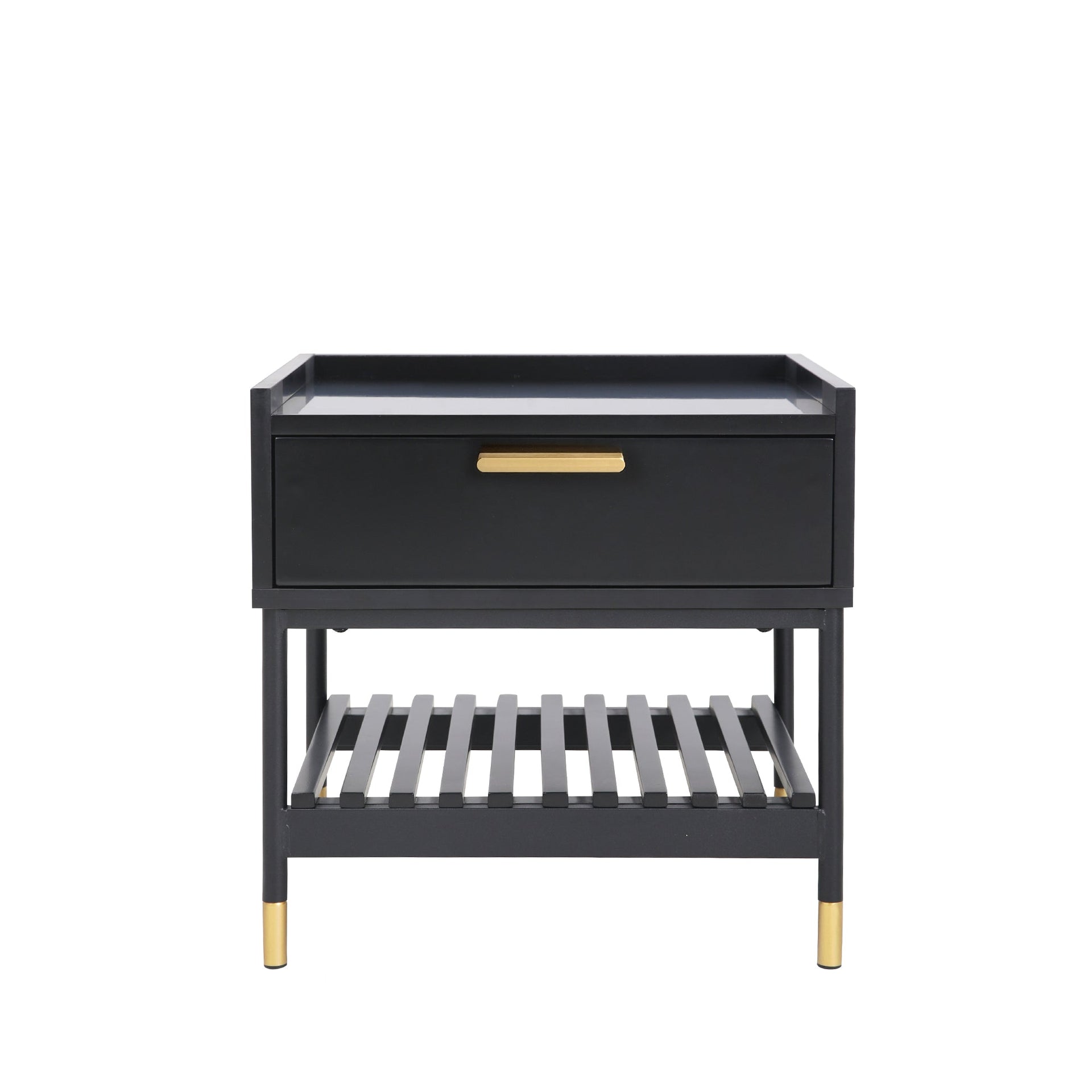 ALCONA Night Stand In Matte Black Does not apply