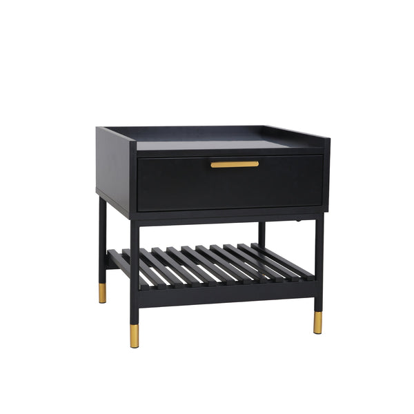 ALCONA Night Stand In Matte Black Does not apply