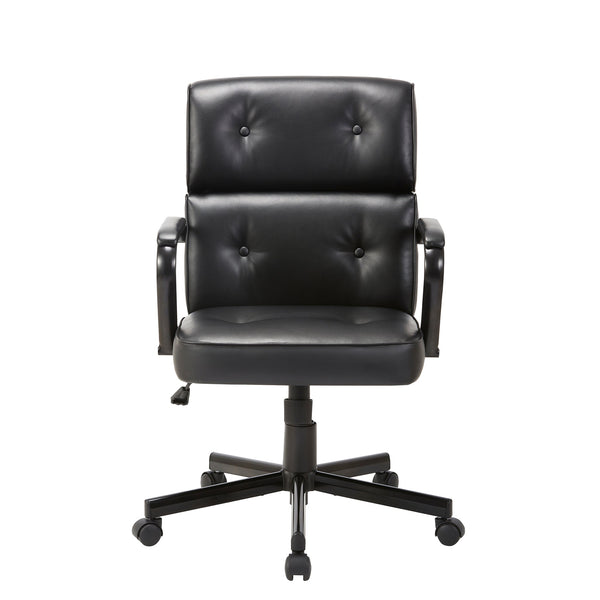 Beverly Home Office Chair In Black PU Does not apply