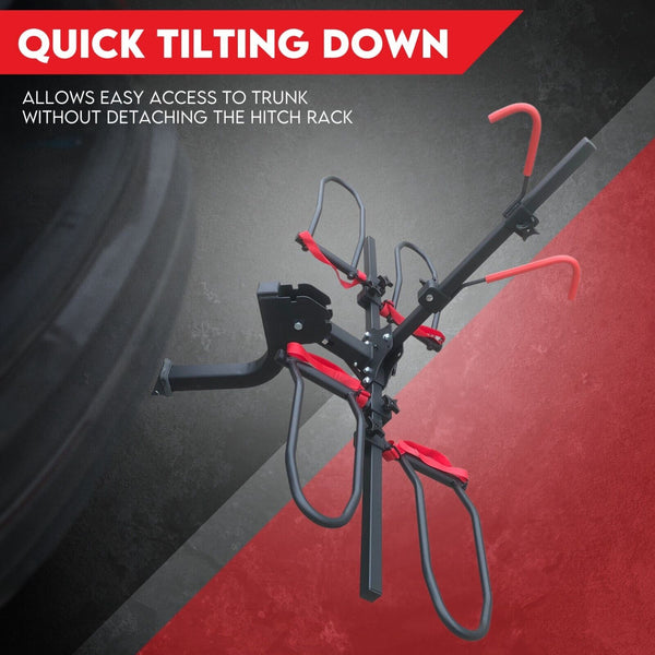 2 Bike Rack for Car SUV Rear Bicycle Holder Carrier Hitch Mount Platform Holder Does not apply