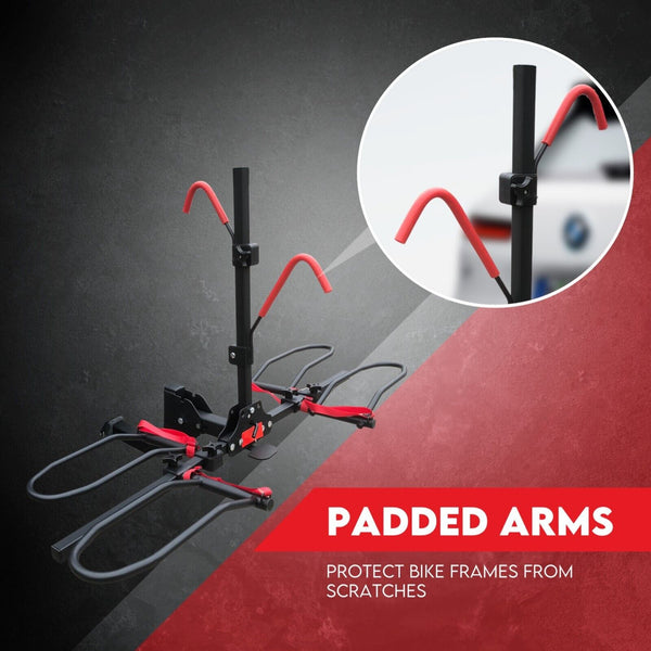 2 Bike Rack for Car SUV Rear Bicycle Holder Carrier Hitch Mount Platform Holder Does not apply