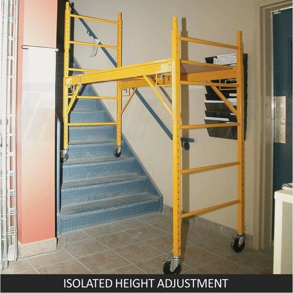 450kg Mobile Scaffold Ladder Scaffolding Platform Portable Ladder Work Safety Does not apply