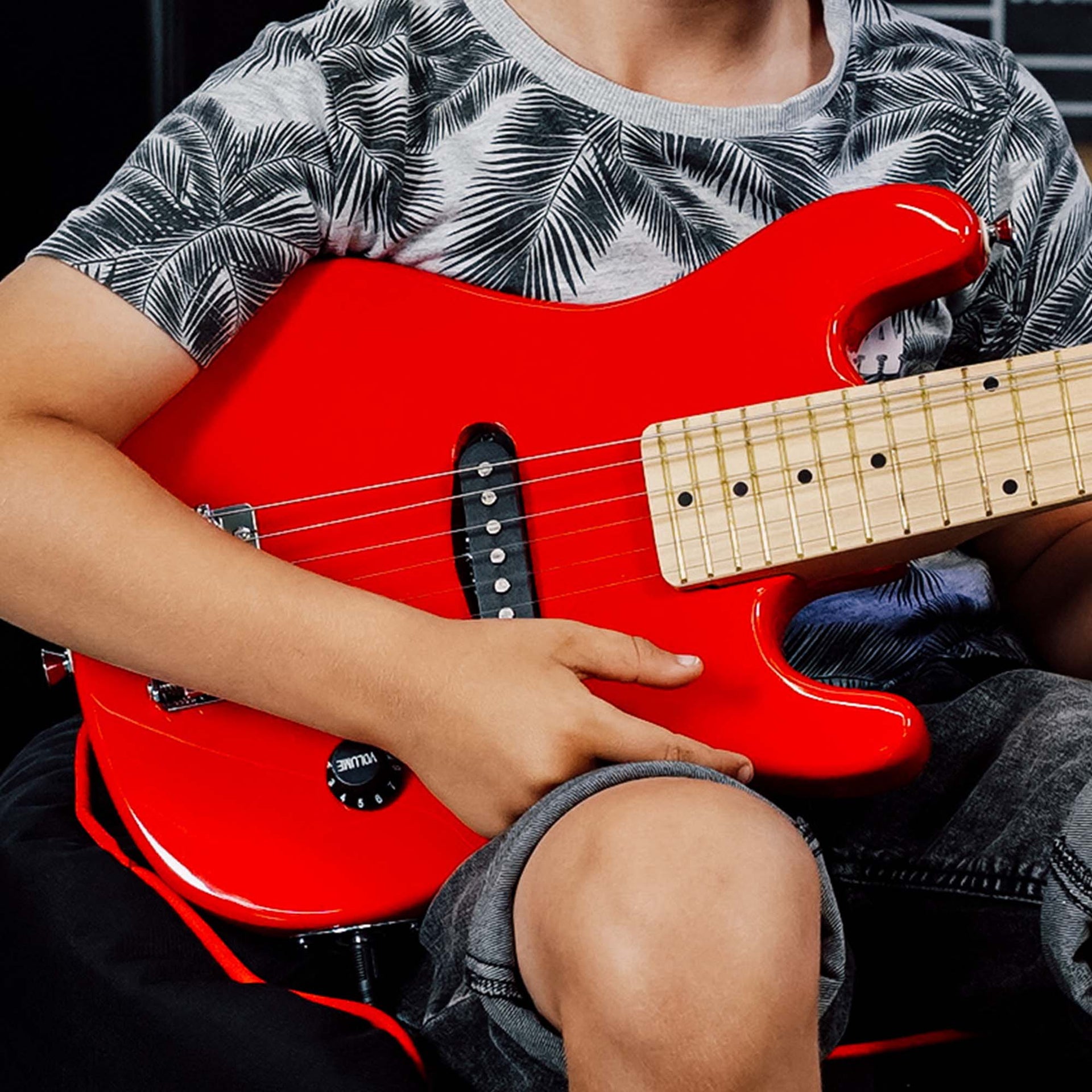 3rd Avenue Junior Electric Guitar Pack - Red Does not apply
