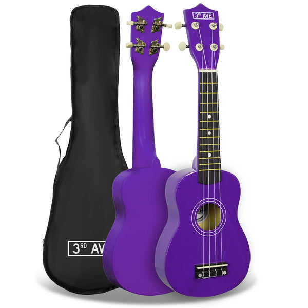 3rd Avenue Soprano Ukulele - Purple Does not apply