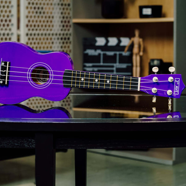 3rd Avenue Soprano Ukulele - Purple Does not apply