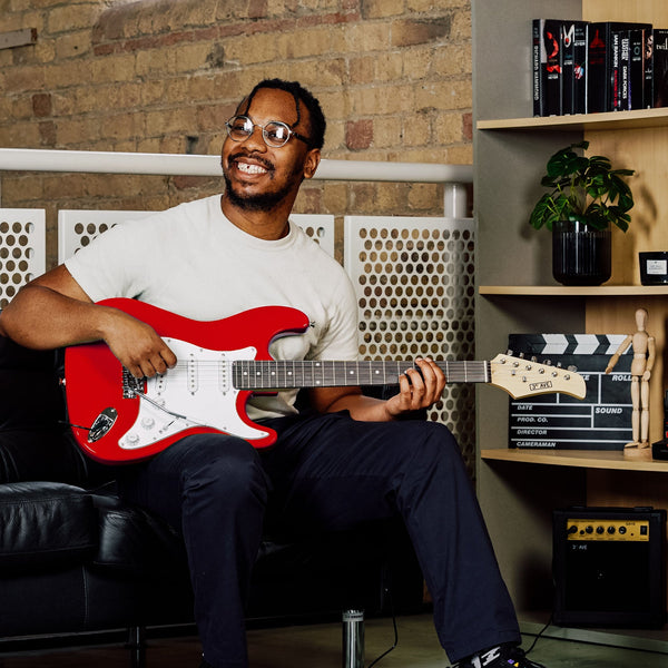 3rd Avenue Electric Guitar Pack - Red Does not apply