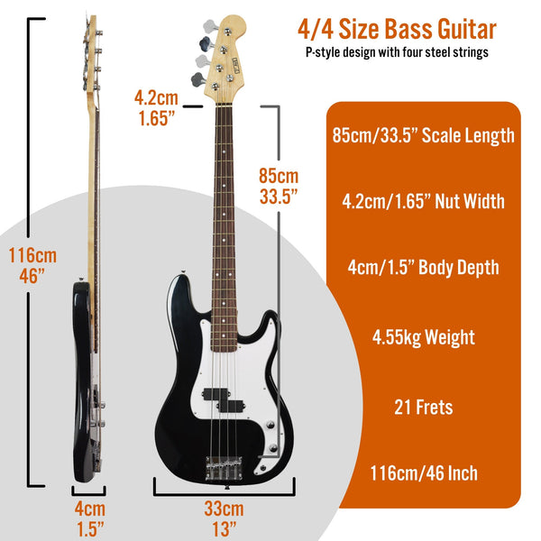 3rd Avenue Bass Guitar Pack Does not apply