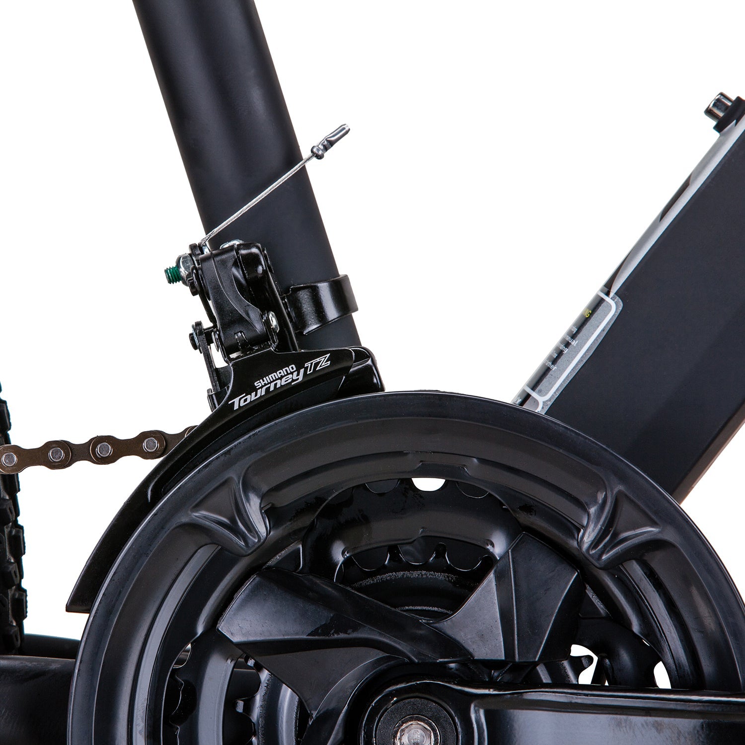 Trinx MTB Mens Mountain Bike 26 inch Shimano Gear 21-Speed [Colour: Matt Black White/Red] [Size Of Frame: 21 inches] Trinx