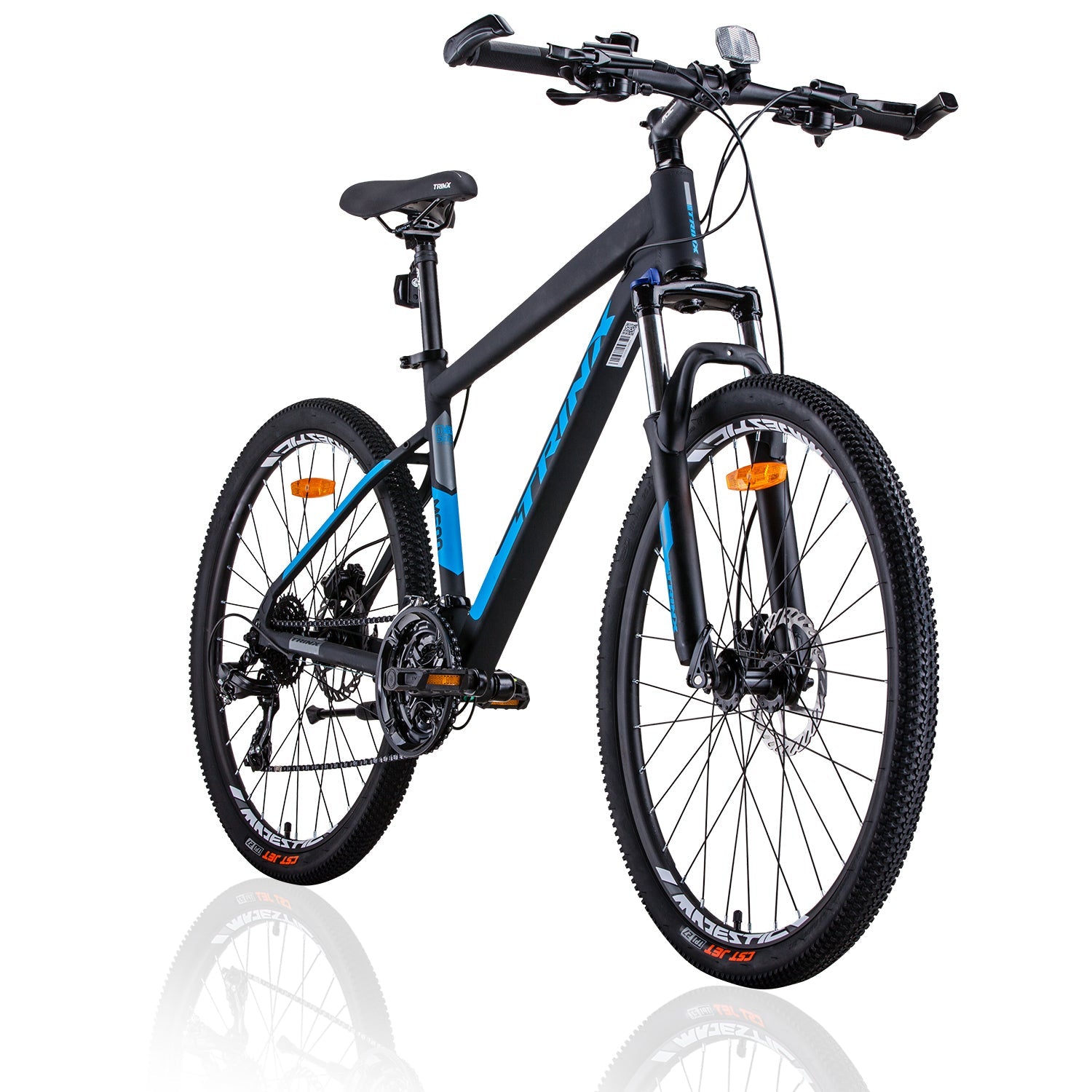 Trinx M600 Mountain Bike 24 Speed MTB Bicycle 17 Inches Frame Blue Trinx
