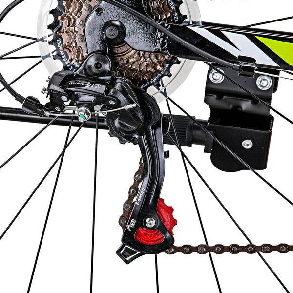 Trinx 700C Road Bike TEMPO1.0 Shimano 21 Speed Racing Bicycle 59cm Black/Green Trinx