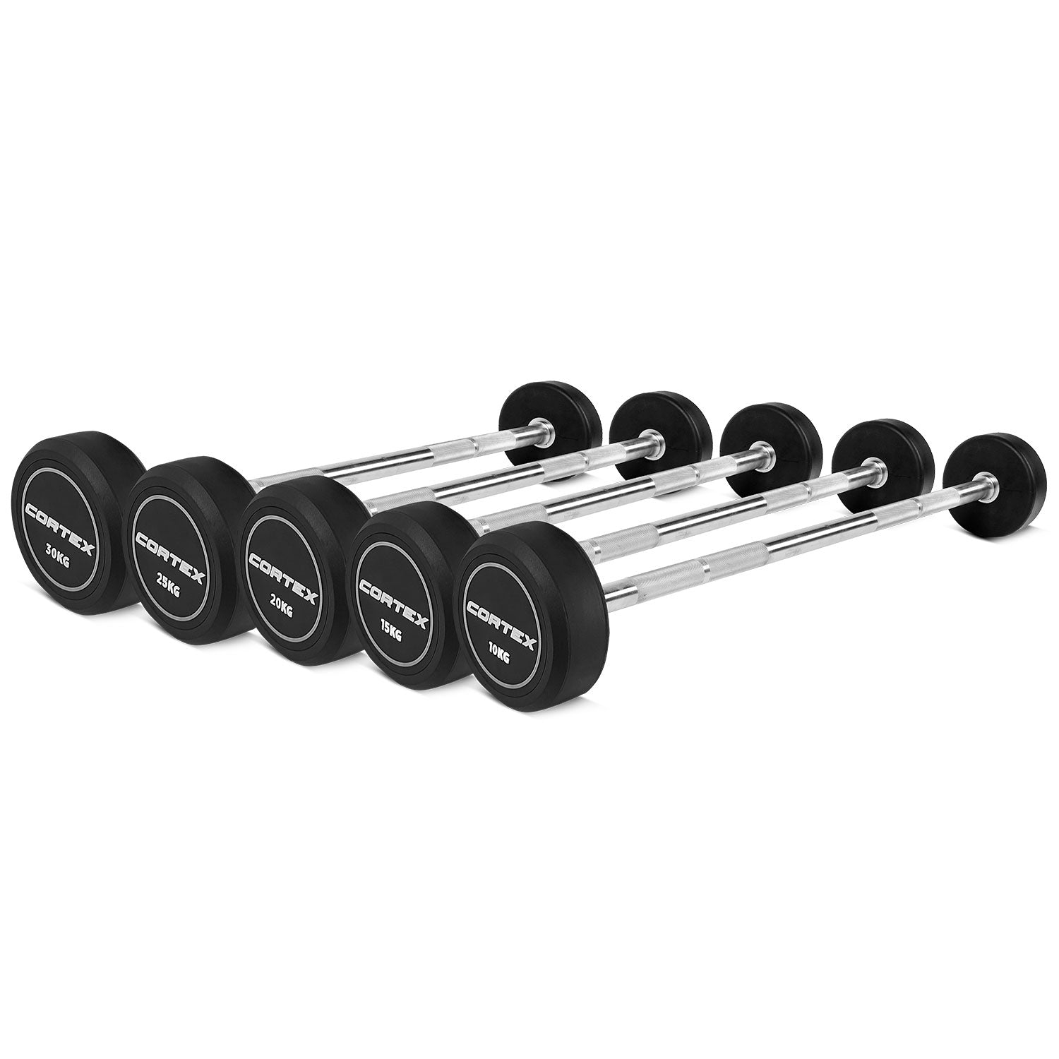 CORTEX 100kg ALPHA Series Fixed Barbell Weight Set Cortex