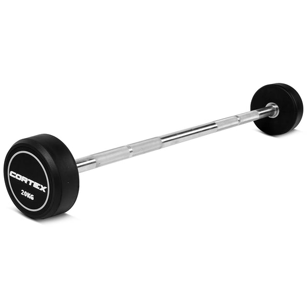 CORTEX 100kg ALPHA Series Fixed Barbell Set with Stand Cortex