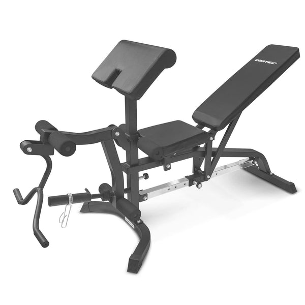 CORTEX BN-11 Exercise FID Bench + 79kg Standard Tri-Grip Weight Plate and Dumbbell Package Cortex