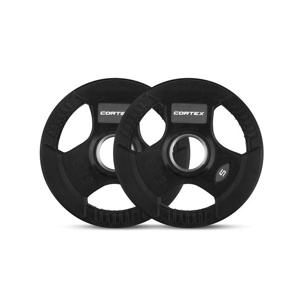 CORTEX BN-11 Exercise FID Bench + 85kg Olympic Tri-Grip Weight Plate and Dumbbell Package Cortex