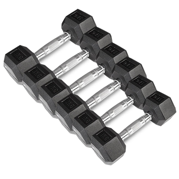 CORTEX 1kg to 3kg Hex Dumbbell Set Cortex