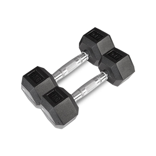 CORTEX 56kg Hex Fixed Dumbbell Set (4, 6, 8, 10kg Pairs) Cortex