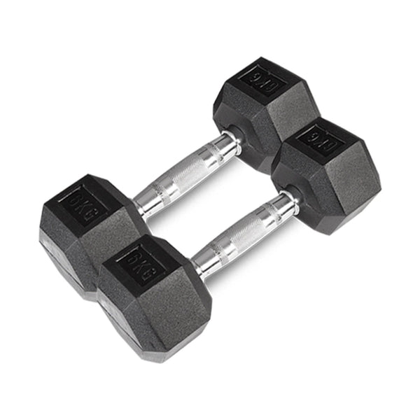 CORTEX 56kg Hex Fixed Dumbbell Set (4, 6, 8, 10kg Pairs) Cortex