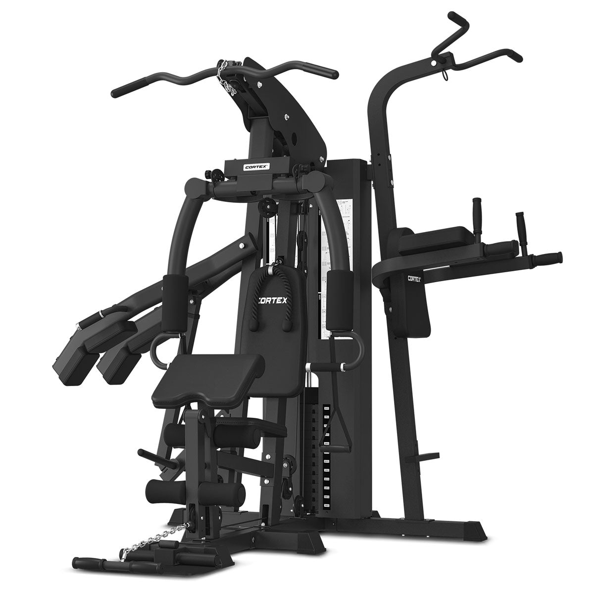 CORTEX GS7 Multi Station Home Gym with Power Rack & Squat Station + 98kg Weight Stack Package Cortex