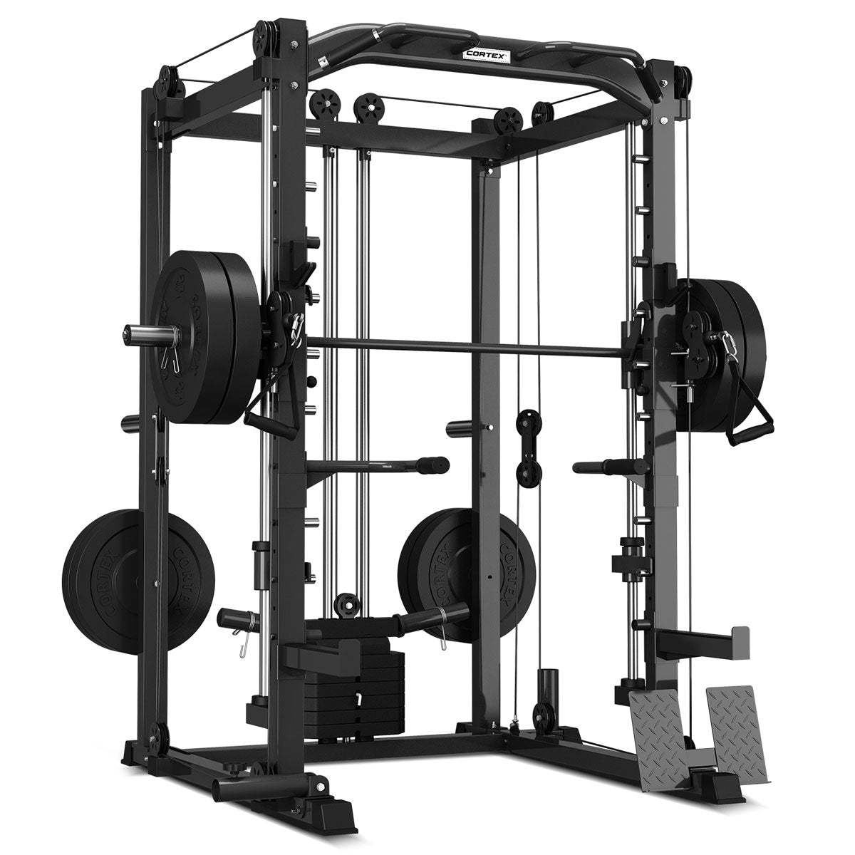 CORTEX SM-20 6-in-1 Power Rack with Smith & Cable Machine Cortex