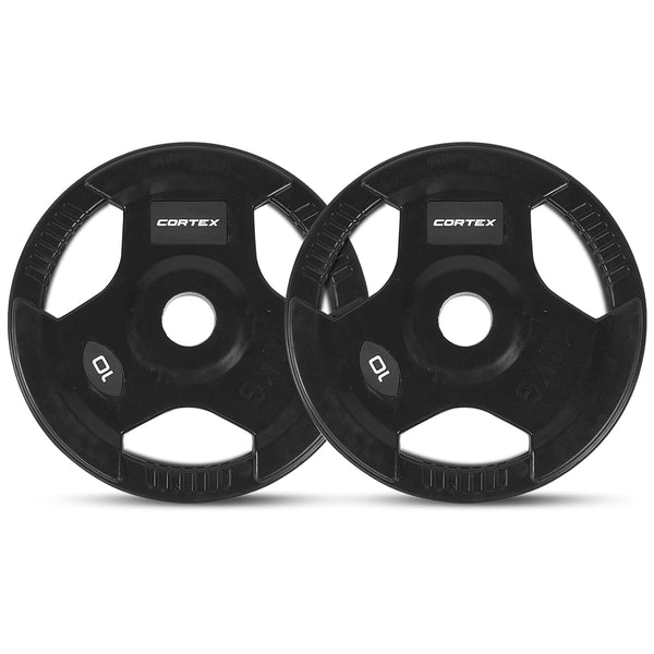 CORTEX SR-10 Squat Rack Package + 100kg Olympic Tri-Grip Weight Plates Package Cortex