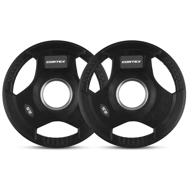 CORTEX 2.5kg Tri-Grip Olympic Plates 50mm (Pair) Cortex