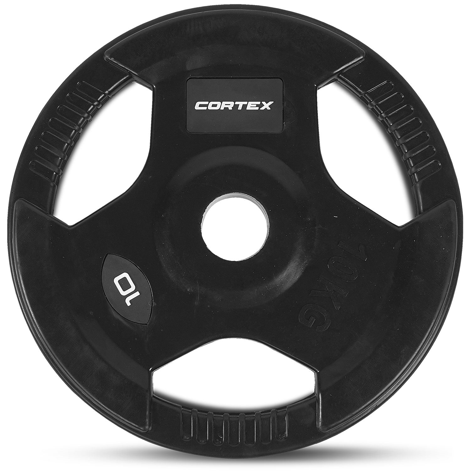 CORTEX 10kg Tri-Grip Olympic Plates 50mm (Set of 4) Cortex