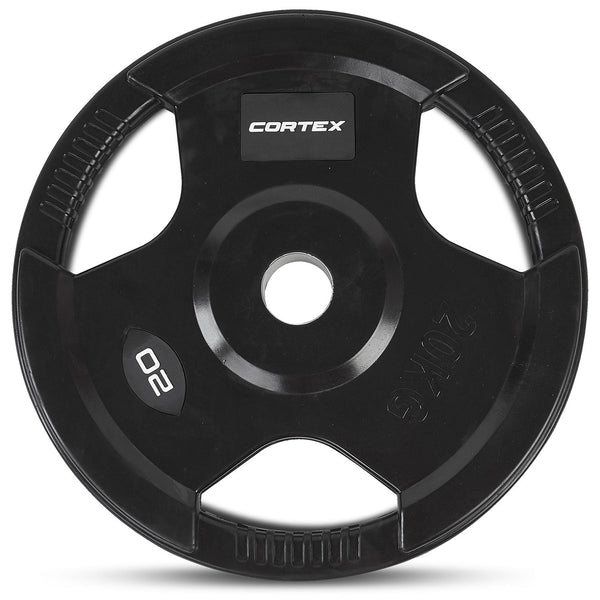 CORTEX 20kg Tri-Grip Olympic Plates 50mm (Pairs) Cortex