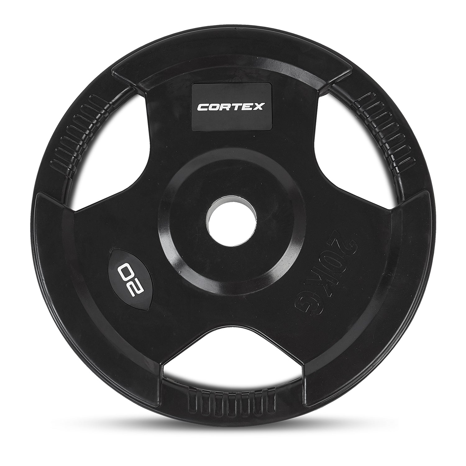 CORTEX 90kg Tri-Grip Olympic Plate Set 50mm Cortex