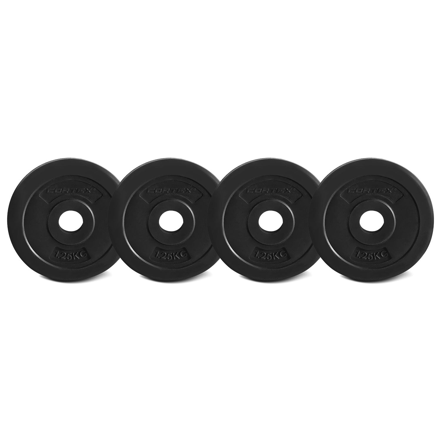 CORTEX 1.25kg EnduraShell Standard Weight Plates 25mm (Set of 4) Cortex